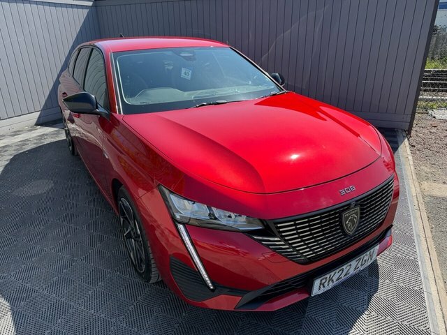Peugeot 308 SW 2022 1.6 12.4Kwh Allure Premium Estate RK22ZGN Red #5