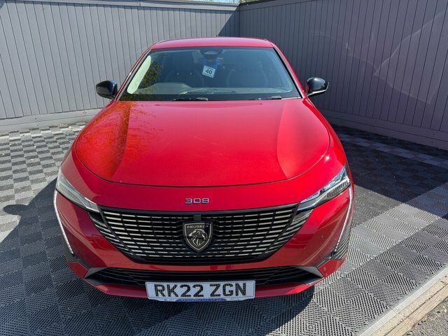 Peugeot 308 SW 2022 1.6 12.4Kwh Allure Premium Estate RK22ZGN Red #3