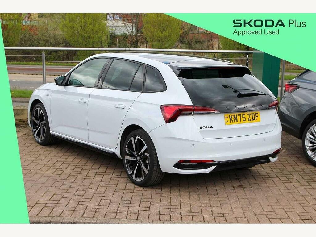 Skoda Scala 2025 1.0 Tsi 116 Monte Carlo Edition KN75ZDF White #3