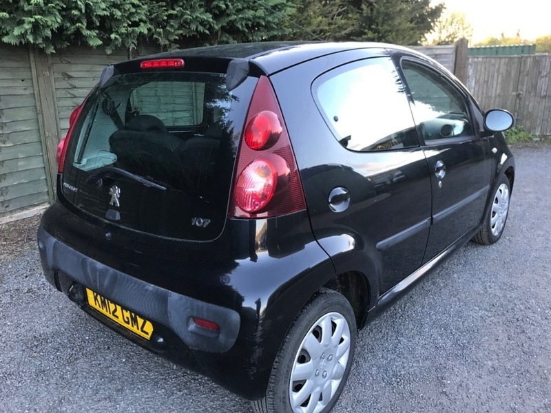 Peugeot 107 1.0 Active KM12GMZ Black #3