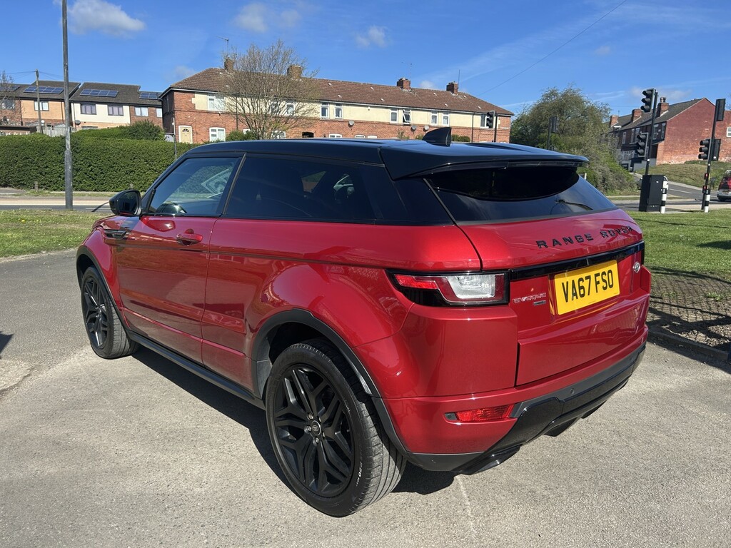 Land Rover Range Rover Evoque Coupe 2.0 Td4 Hse Dynamic 2018 VA67FSO Red #3