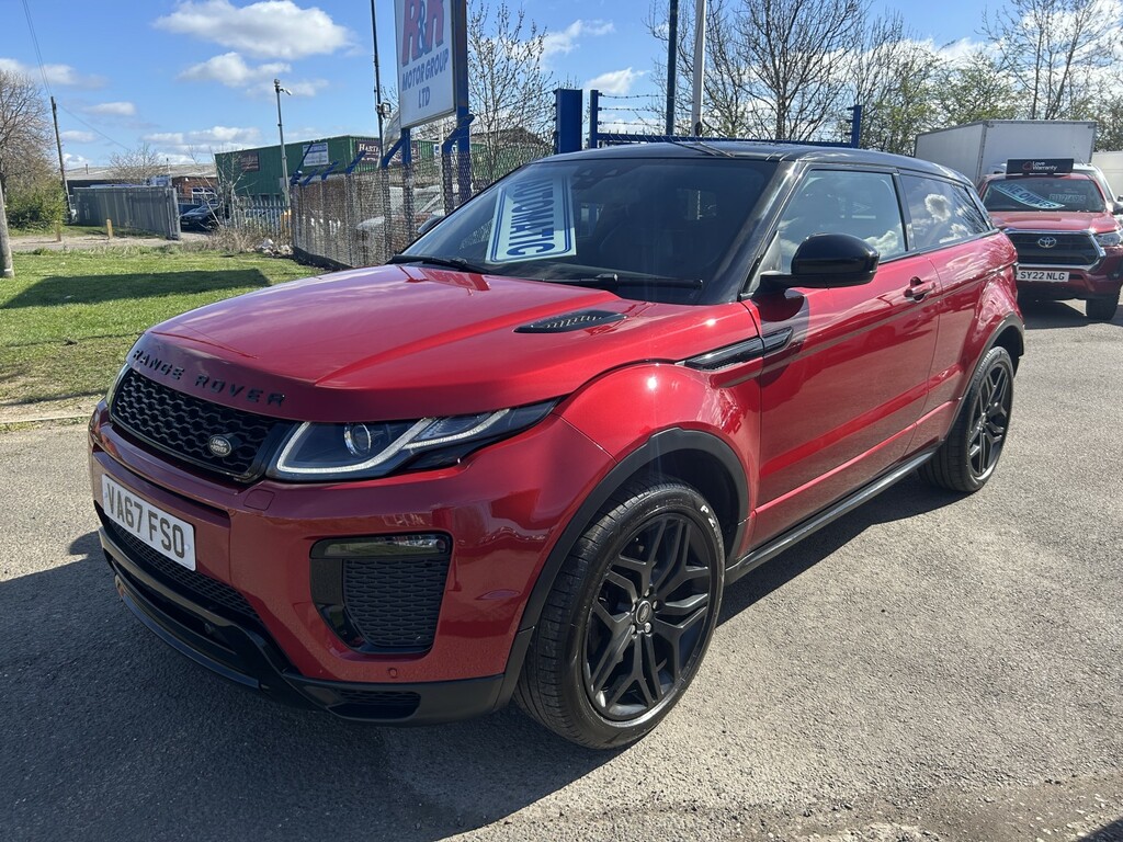 Land Rover Range Rover Evoque Coupe 2.0 Td4 Hse Dynamic 2018 VA67FSO Red #2