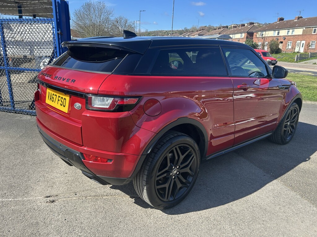 Land Rover Range Rover Evoque Coupe 2.0 Td4 Hse Dynamic 2018 VA67FSO Red #4