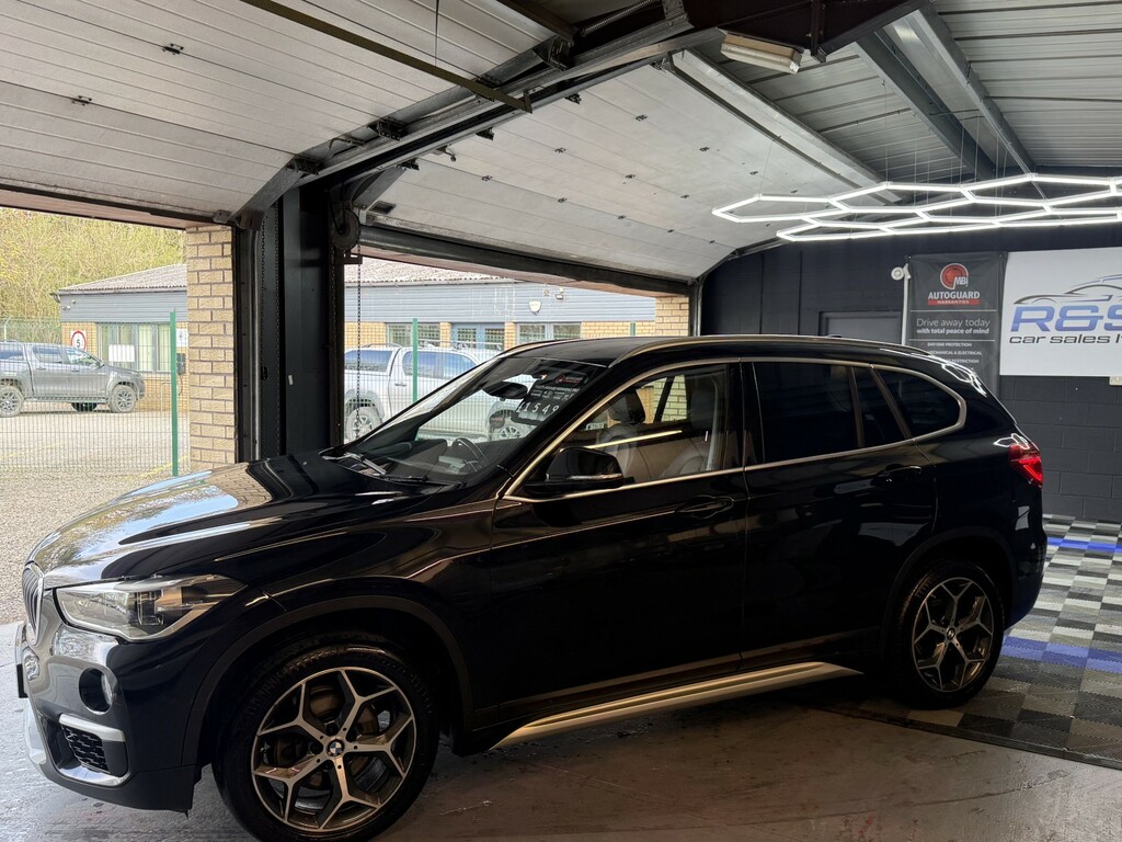 BMW X1 2.0 X1 Xdrive18d Xline 2019 GK69ZRD Black #6