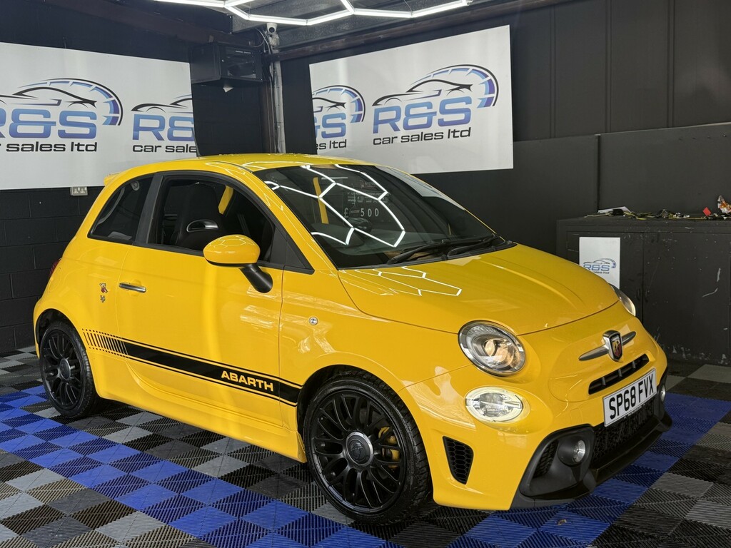 Abarth 595 1.4 595 1.4 Tjet 145Hp 2018 SP68FVX Yellow #2