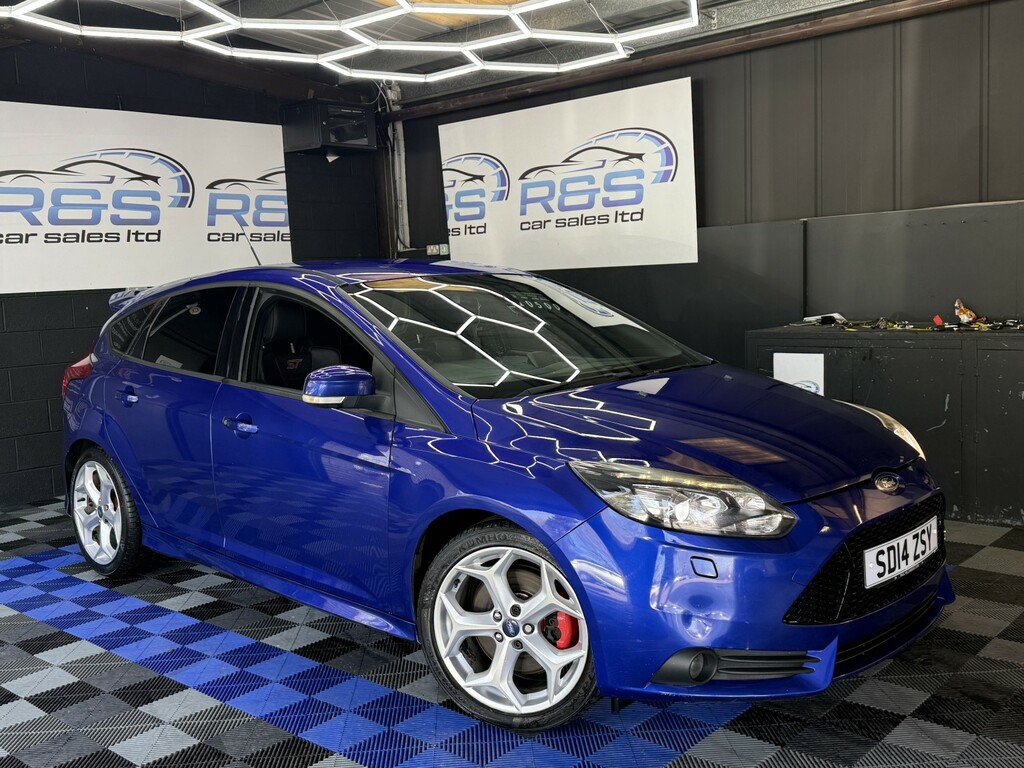 Ford Focus 2.0 T Ecoboost St-3 2014 Blue