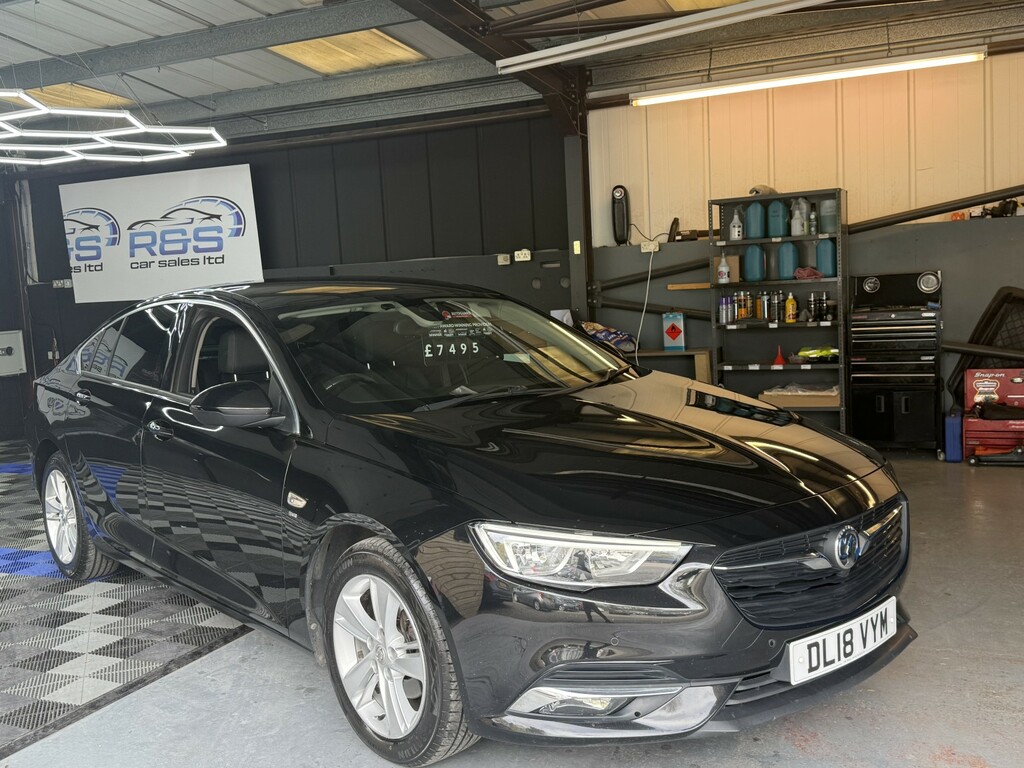 Vauxhall Insignia 1.6 Turbo D Ecotec Sri Nav 2018 DL18VYM Black #3