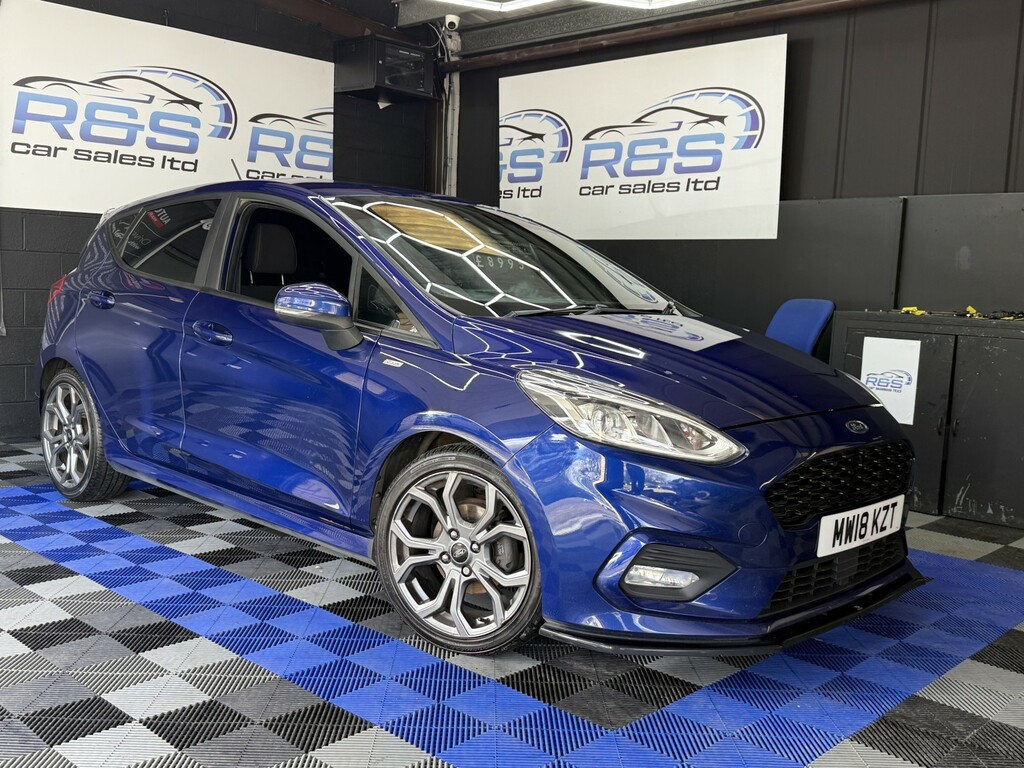 Ford Fiesta 1.0 T Ecoboost St-line 2018 Blue