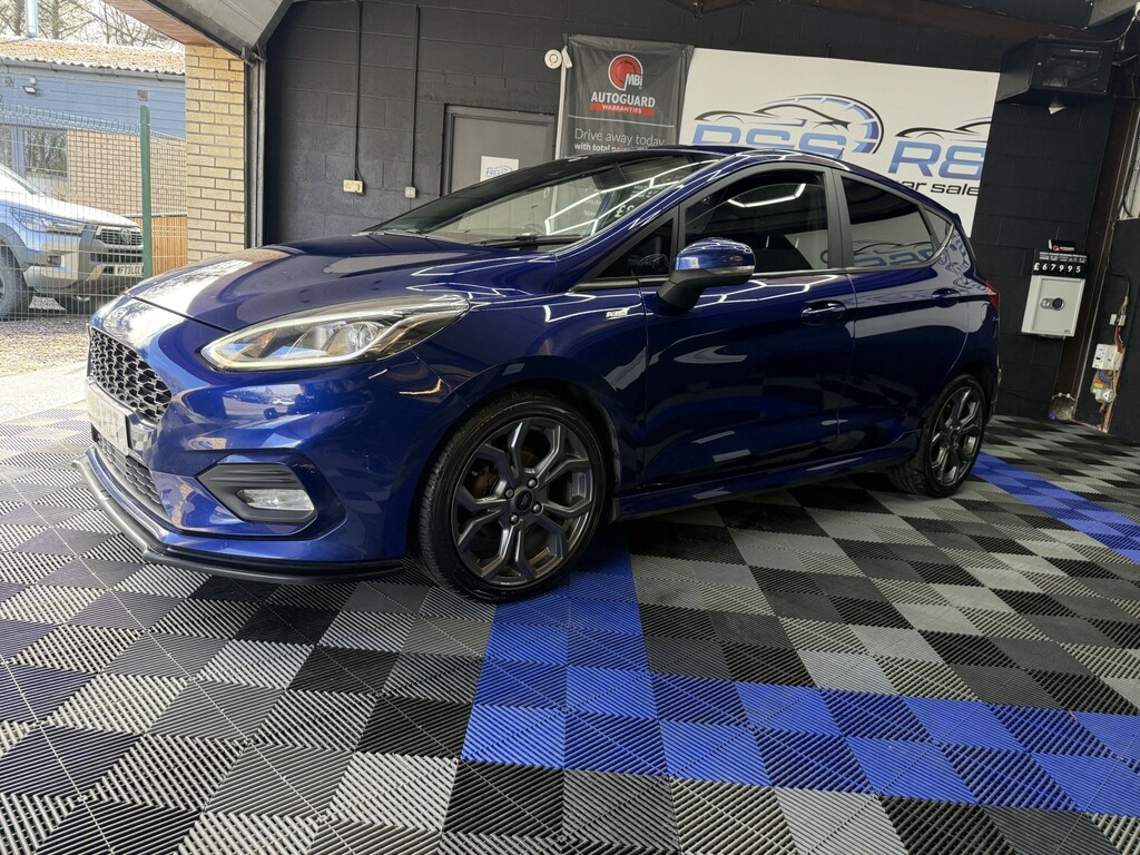 Ford Fiesta 1.0 T Ecoboost St-line 2018 MW18KZT Blue #6