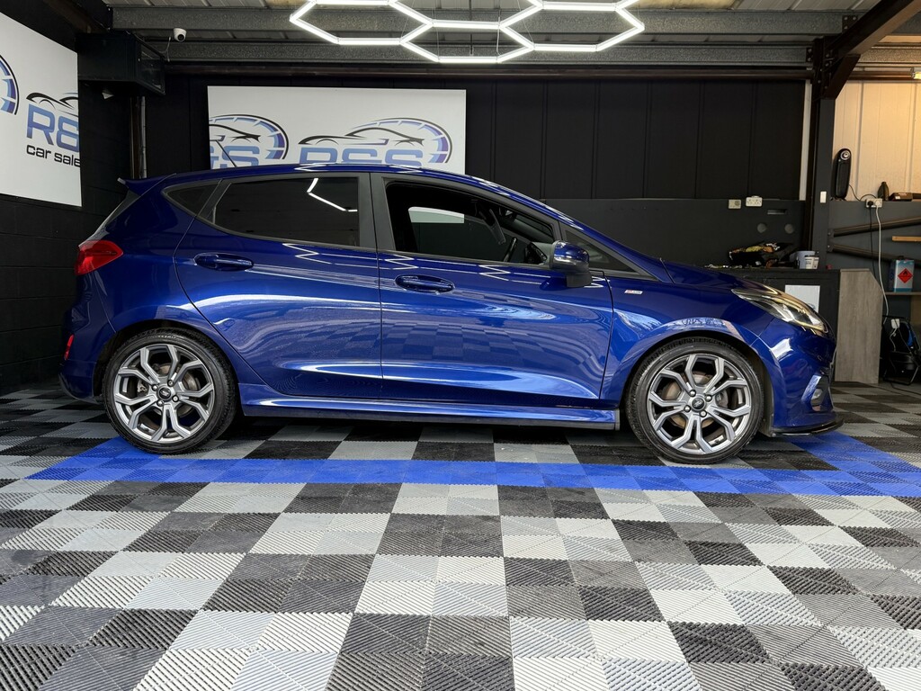 Ford Fiesta 1.0 T Ecoboost St-line 2018 MW18KZT Blue #3