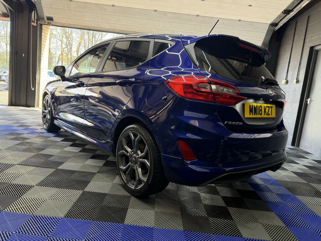 Ford Fiesta 1.0 T Ecoboost St-line 2018 MW18KZT Blue #4