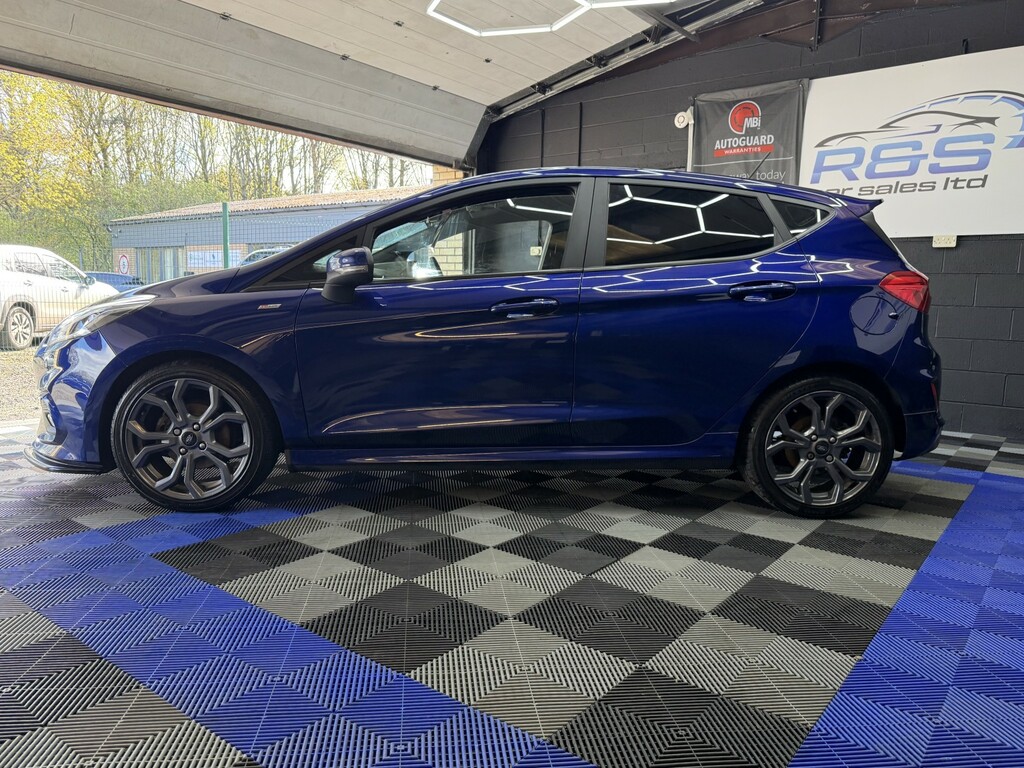 Ford Fiesta 1.0 T Ecoboost St-line 2018 MW18KZT Blue #5