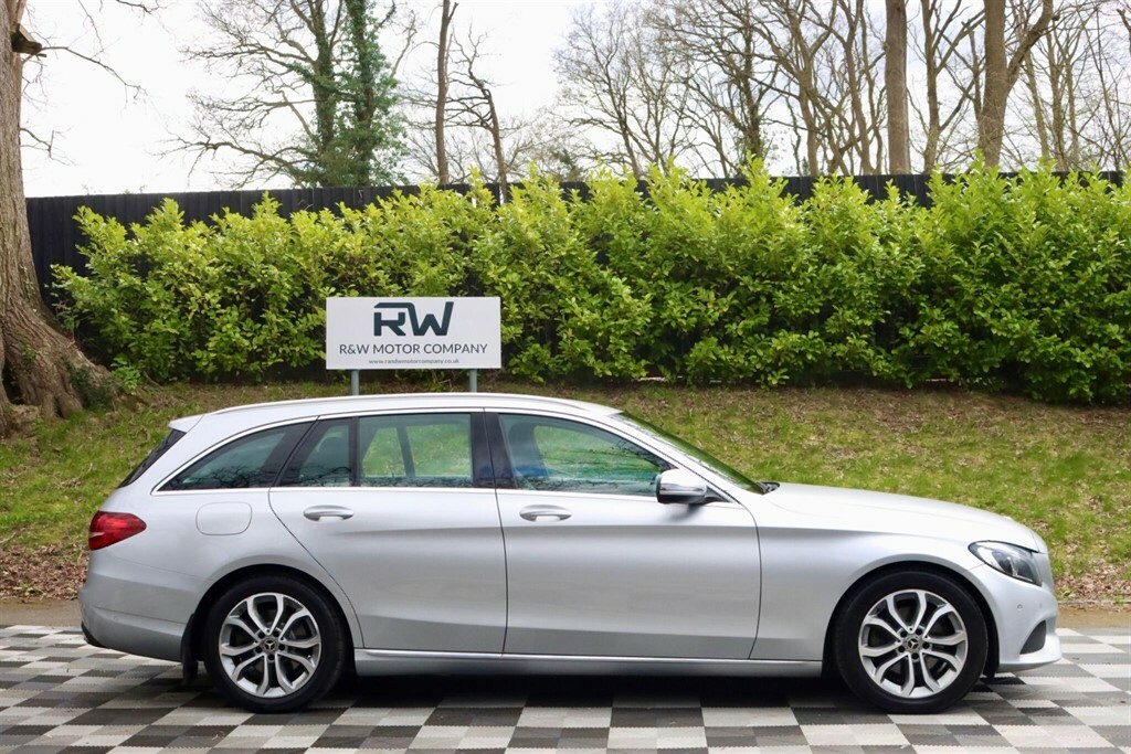 Mercedes-Benz C Class 2.1 D Sport G-tronic Euro 6 Ss KS67XTO Silver #2