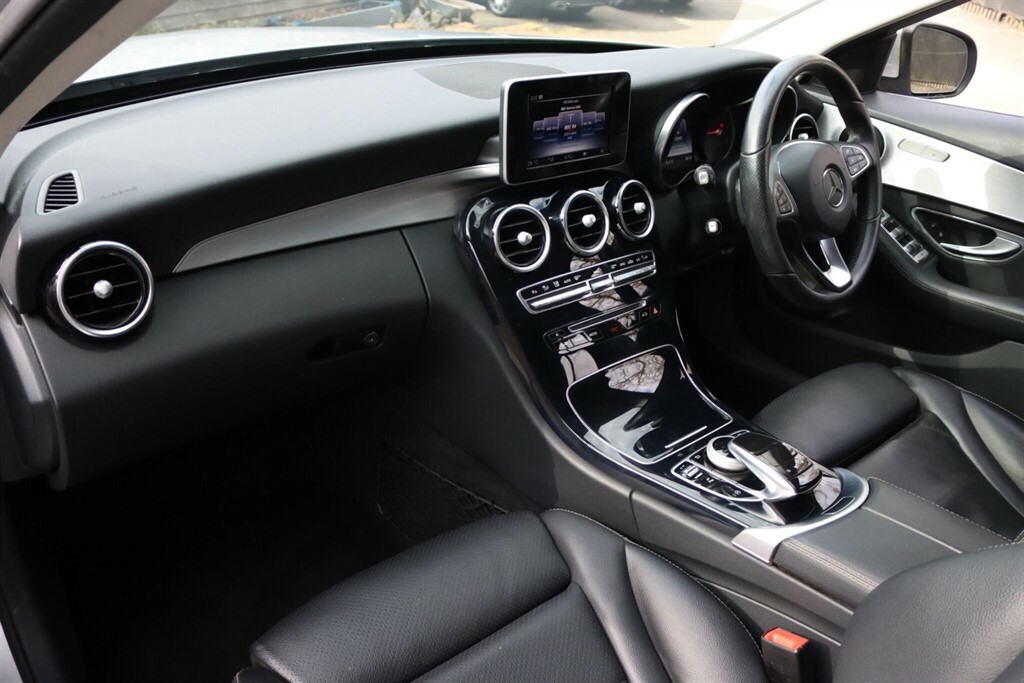 Mercedes-Benz C Class 2.1 D Sport G-tronic Euro 6 Ss KS67XTO Silver #3