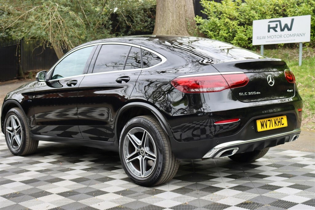 Mercedes-Benz GLC Class 2.0 Glc300de 13.5Kwh Amg Line Coupe Plu MV71KHC Black #2