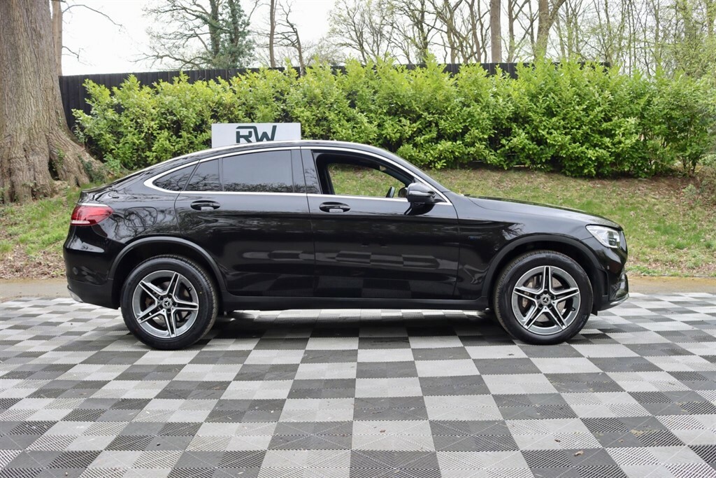 Mercedes-Benz GLC Class 2.0 Glc300de 13.5Kwh Amg Line Coupe Plu MV71KHC Black #3