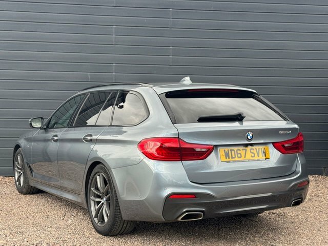 BMW 5 Series 2017 2.0 520D M Sport Touring Xdri WD67SVW Blue #2