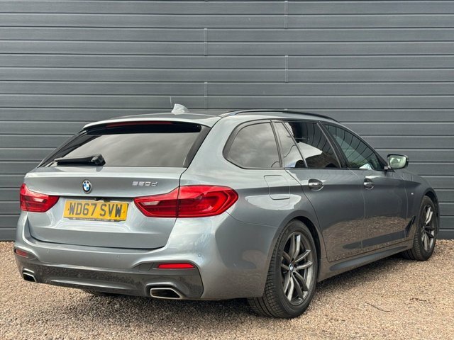 BMW 5 Series 2017 2.0 520D M Sport Touring Xdri WD67SVW Blue #5
