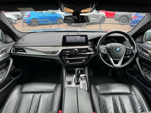 BMW 5 Series 2017 2.0 520D M Sport Touring Xdri WD67SVW Blue #3
