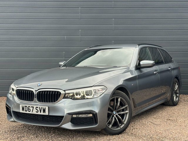 BMW 5 Series 2017 2.0 520D M Sport Touring Xdri WD67SVW Blue #4