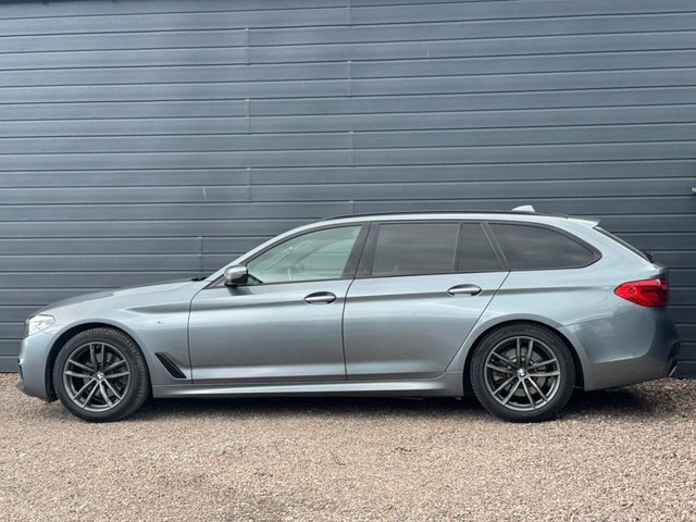 BMW 5 Series 2017 2.0 520D M Sport Touring Xdri WD67SVW Blue #6