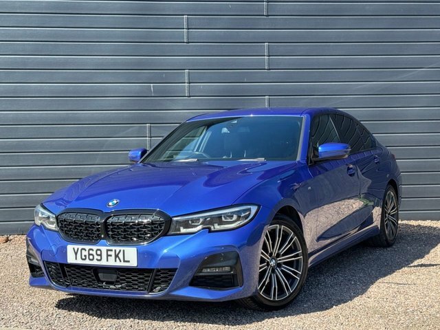 BMW 3 Series 2019 2.0 320D M Sport Saloon Xdriv YG69FKL Blue #4