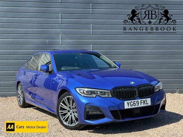 BMW 3 Series 2019 2.0 320D M Sport Saloon Xdriv Blue