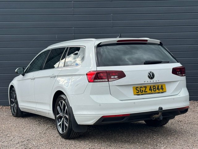 Volkswagen Passat 2020 2.0 Tdi Evo Sel Estate SGZ4844 White #2