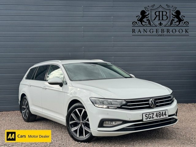Volkswagen Passat 2020 2.0 Tdi Evo Sel Estate White