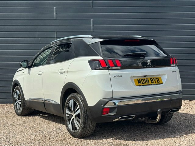 Peugeot 3008 2018 1.5 Bluehdi Gt Line Suv MD18BYB White #2