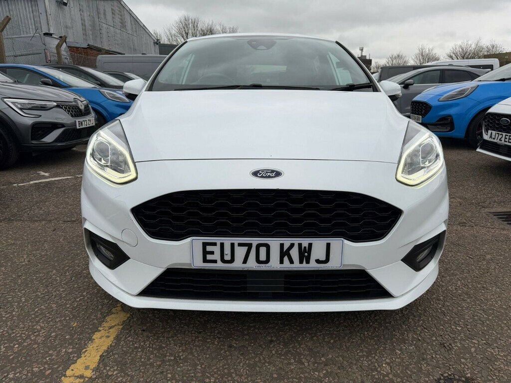 Ford Fiesta Fiesta Hatchback 1.0 Ecoboost Hybrid Mhev 125 St-l EU70KWJ White #2