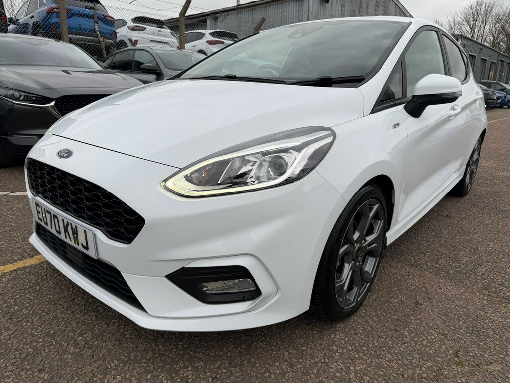 Ford Fiesta Fiesta Hatchback 1.0 Ecoboost Hybrid Mhev 125 St-l EU70KWJ White #3