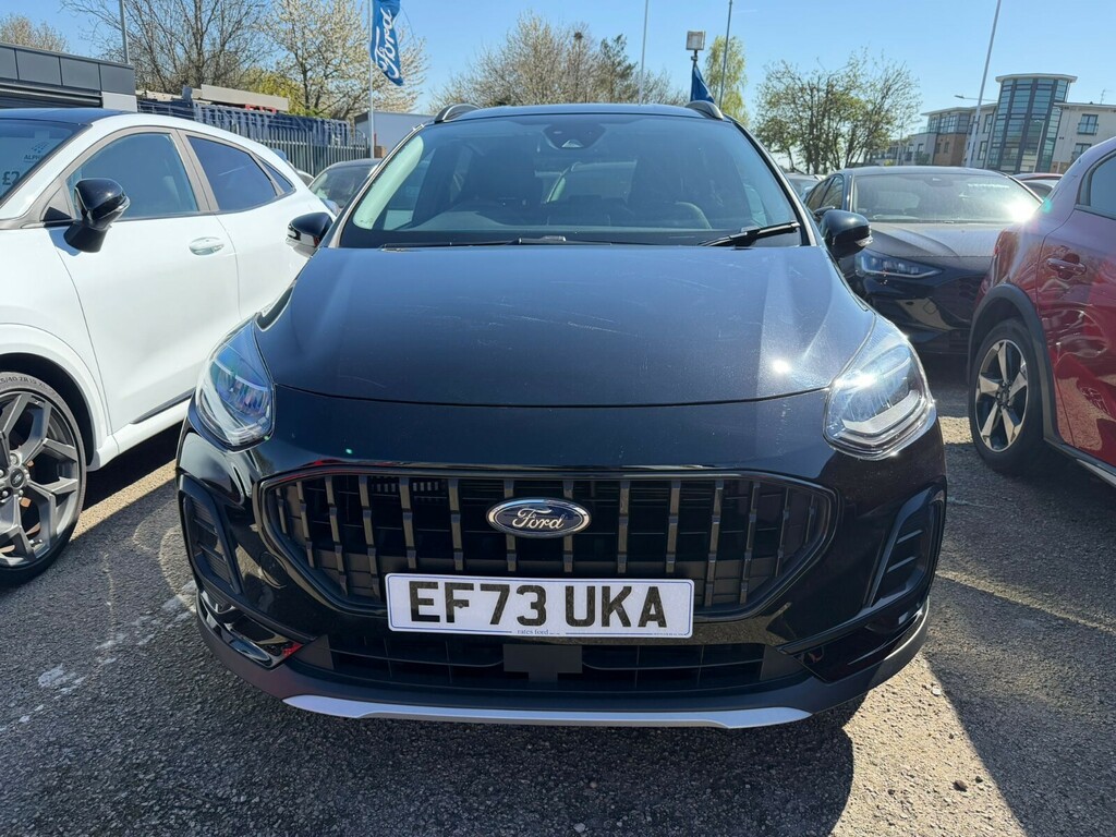 Ford Fiesta Fiesta Hatchback 1.0 Ecoboost Hybrid Mhev 125 Acti EF73UKA Black #2