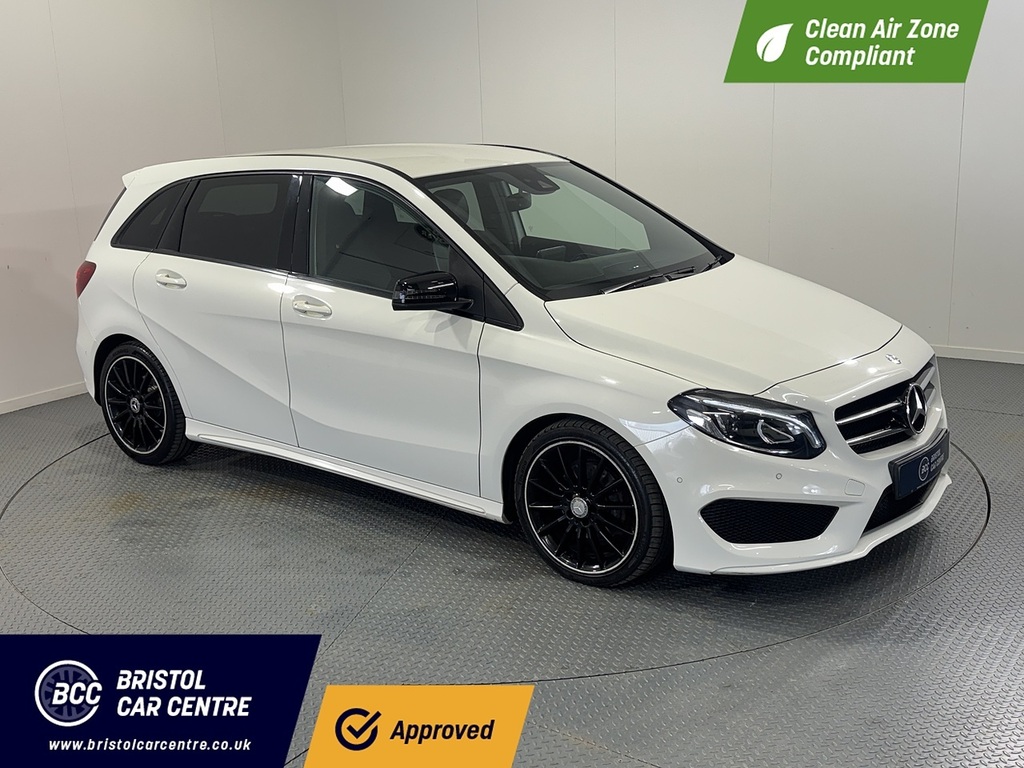 Mercedes-Benz B Class B200d Amg Line White
