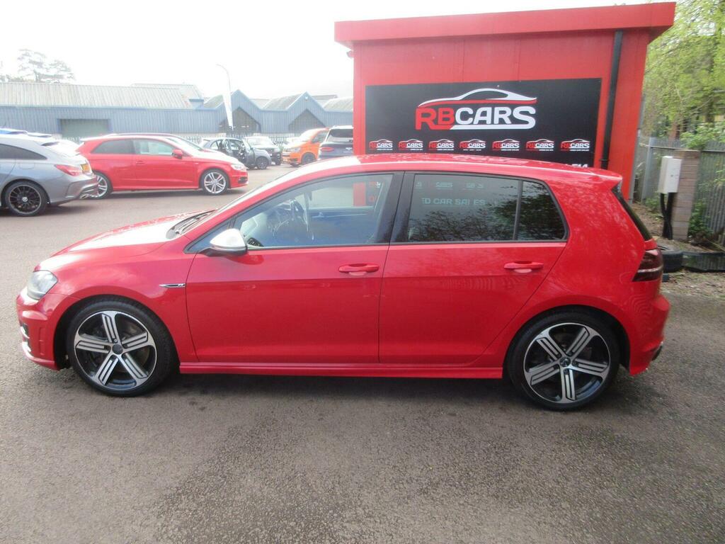 Volkswagen Golf Hatchback 2.0 Tsi Bluemotion Tech R 4Motion Euro 6 NX64VPP Red #4