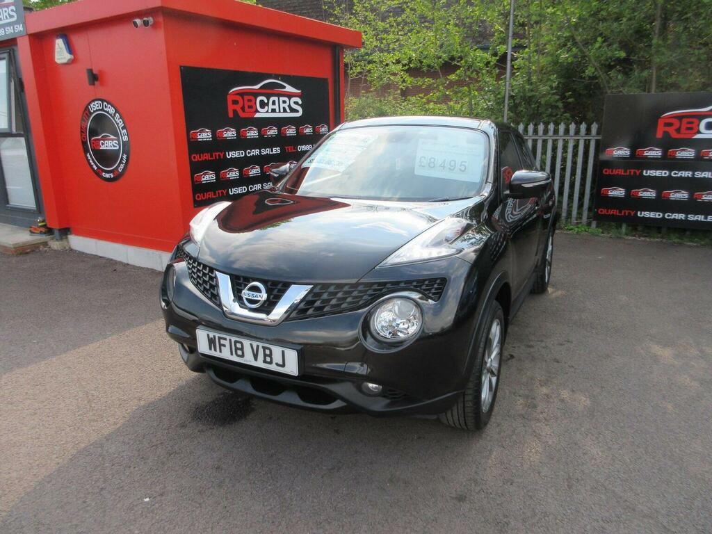 Nissan Juke Suv 1.6 Tekna Xtron Euro 6 201818 WF18VBJ Black #3