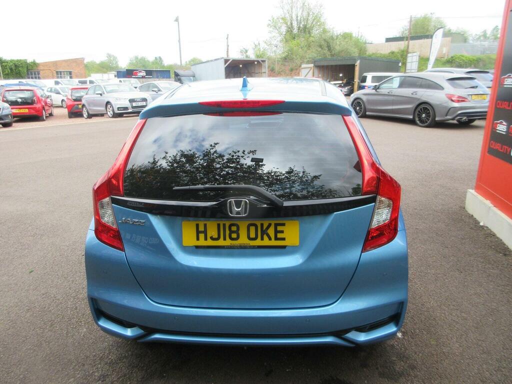 Honda Jazz Hatchback 1.3 I-vtec Se Navi Euro 6 Ss 201 HJ18OKE Blue #6
