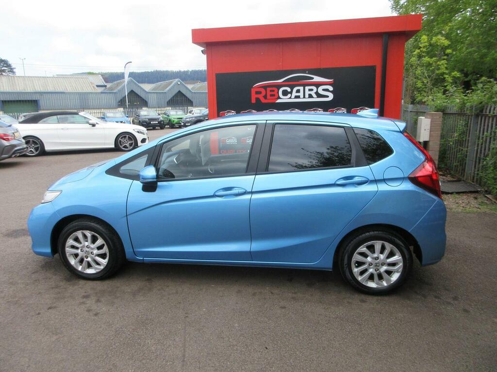 Honda Jazz Hatchback 1.3 I-vtec Se Navi Euro 6 Ss 201 HJ18OKE Blue #4