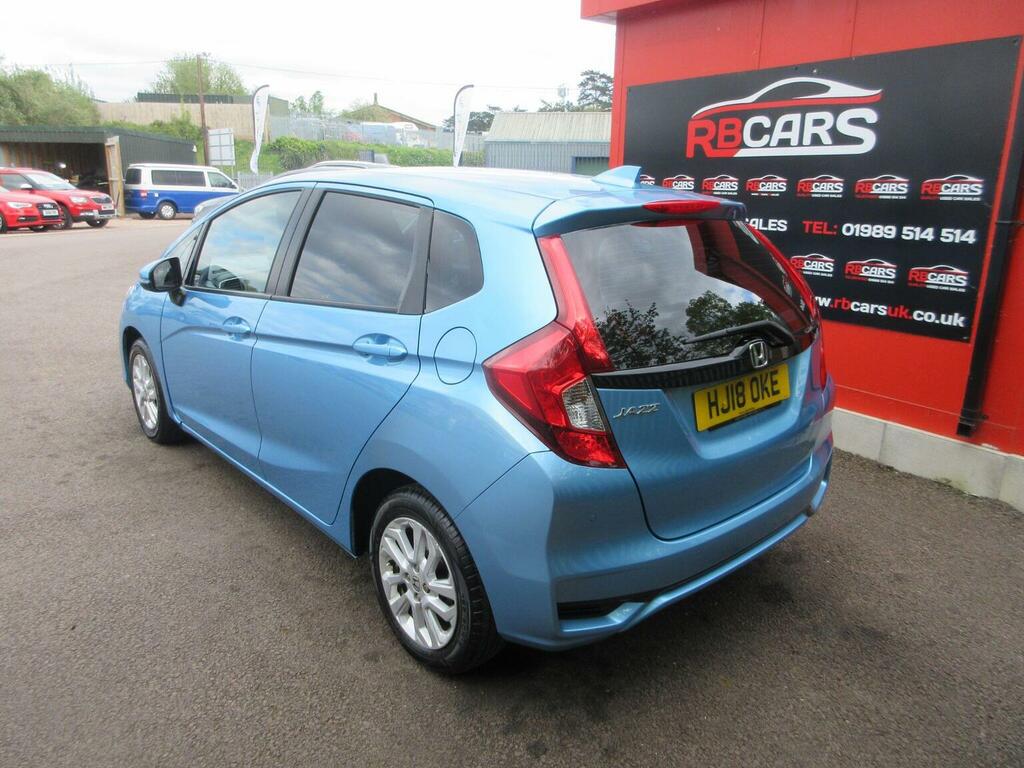 Honda Jazz Hatchback 1.3 I-vtec Se Navi Euro 6 Ss 201 HJ18OKE Blue #5