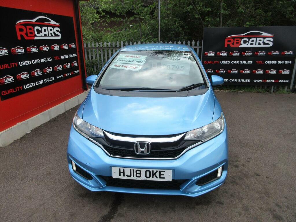Honda Jazz Hatchback 1.3 I-vtec Se Navi Euro 6 Ss 201 HJ18OKE Blue #2