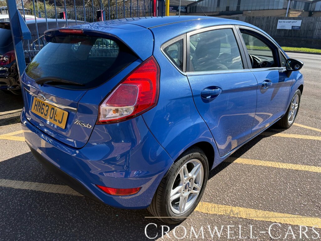 Ford Fiesta 63 Plate 1.0T Ecoboost Zetec Hatchback 1 HN63OLJ Blue #5