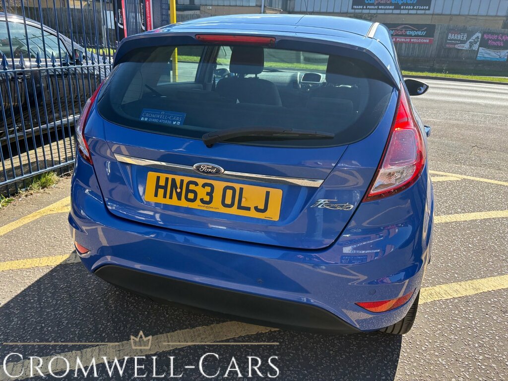 Ford Fiesta 63 Plate 1.0T Ecoboost Zetec Hatchback 1 HN63OLJ Blue #4