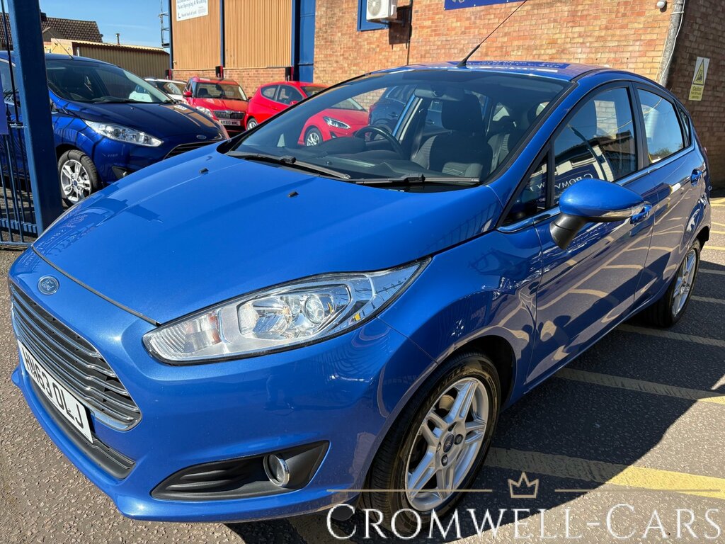 Ford Fiesta 63 Plate 1.0T Ecoboost Zetec Hatchback 1 HN63OLJ Blue #2
