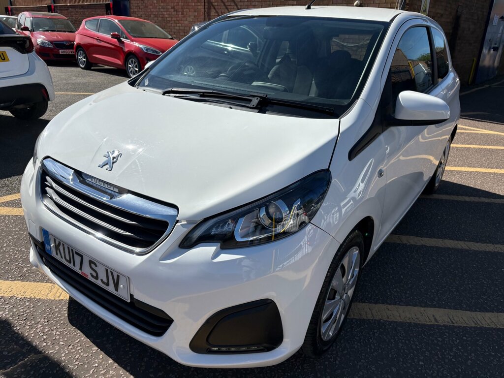 Peugeot 108 1.0 Active Hatchback - 20 Road Tax KU17SJV White #2