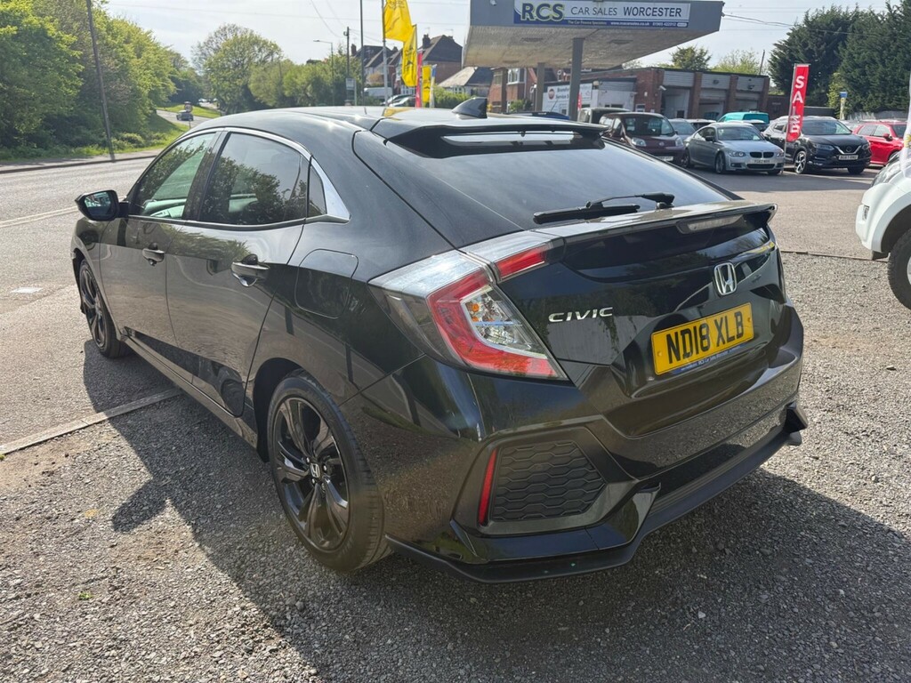 Honda Civic 1.0 Vtec Turbo Sr Euro 6 Ss ND18XLB Black #4