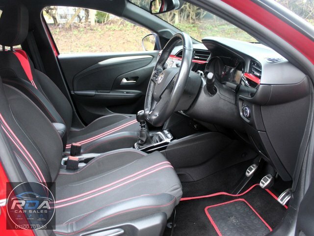 Vauxhall Corsa 1.2 Turbo Sri Premium Hatchback DT69OAH Red #2