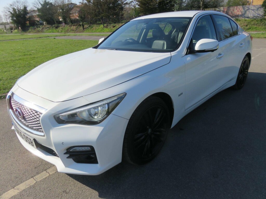 Infiniti Q50 2.2D Sport Tech Euro 5 Ss White #3