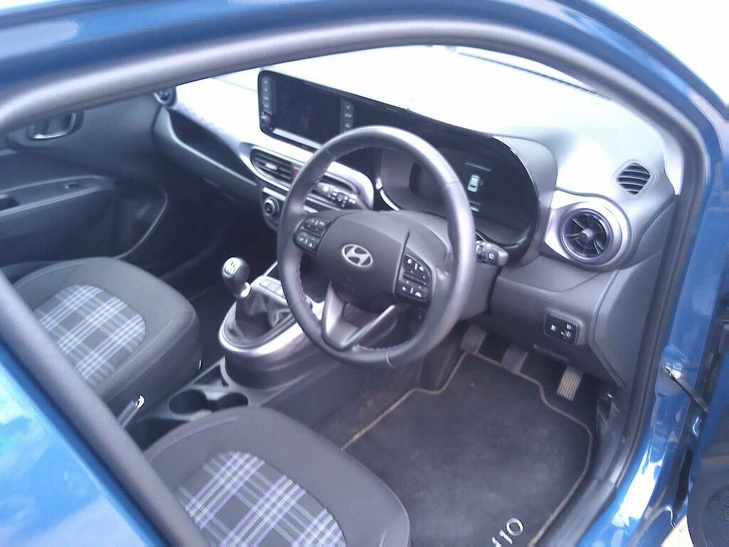 Hyundai I10 1.2 79 Premium Nav AU75OWC Blue #3
