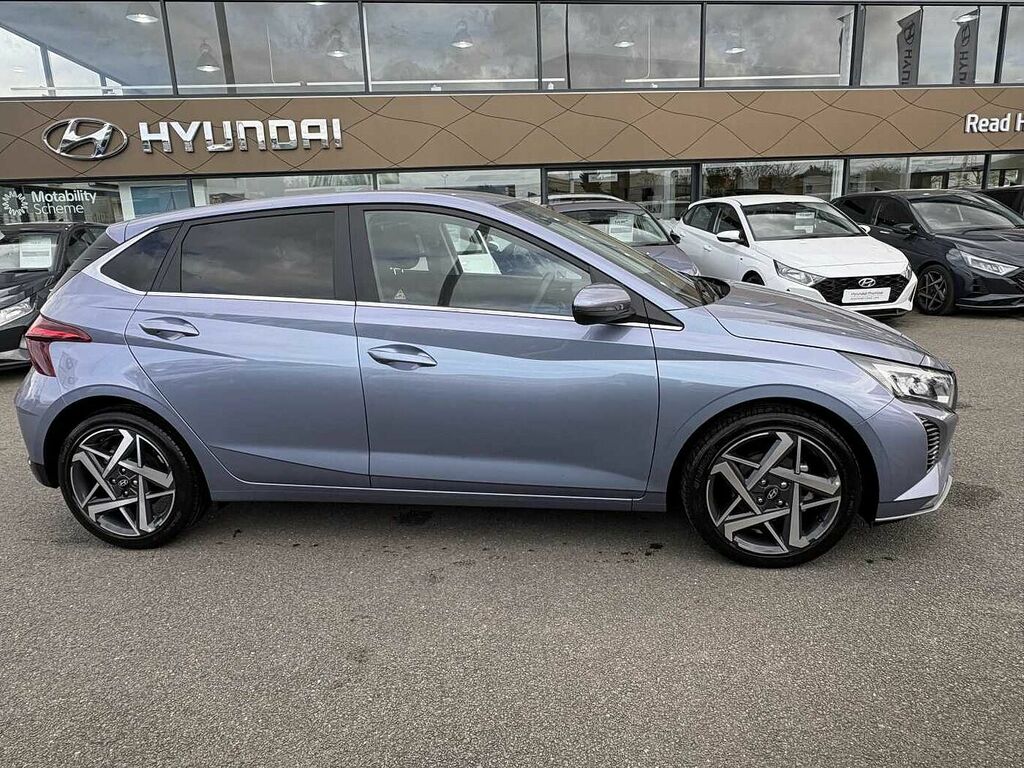 Hyundai I20 Premium 1.0 T-gdi 100Ps FV75WKW Blue #4