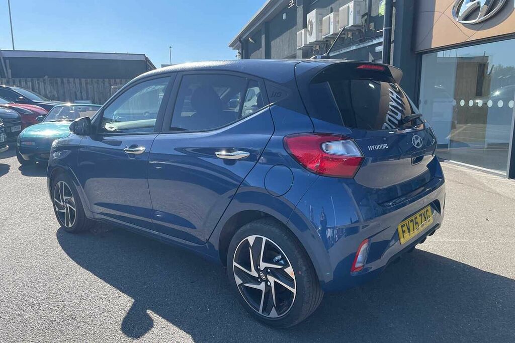 Hyundai I10 Premium Nav 1.2 Mpi 79Ps FV75ZXG Blue #2